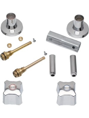 Meks Danco Dayanıklı Pirinç 2 Saplı Küvet/duş Trim Kiti Kohler, Krom, 9C-26H/C, 1-Kit (39687)