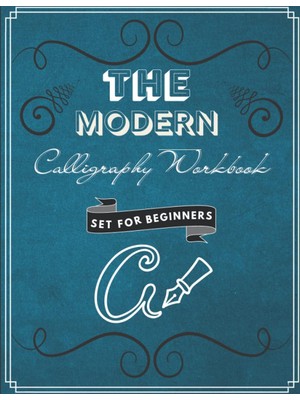 Meks The Modern Calligraphy Workbook: Set For Beginners Hand Lettering Practice Paper, Alphabet 120 Shee