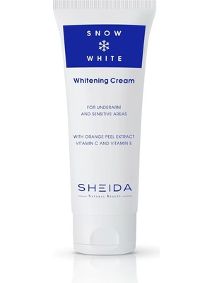 Meks Sheida Snow White Ton Açıcı ve Beyazlaştırıcı Koltuk Altı ve Özel Bölge Kremi 75 ml