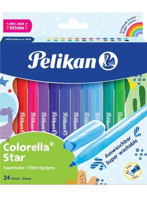 Meks Pelikan Colorella Keçeli Kalem 24LÜ