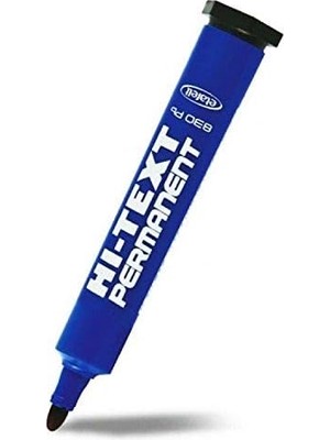Meks Hi-Text Markör Yuvarlak Uçlu Mavi 830PB