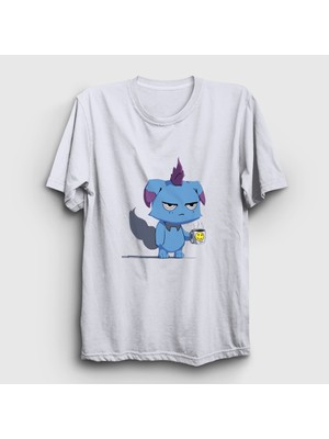 Presmono Unisex Beyaz Depresso Oyun Palworld T-Shirt
