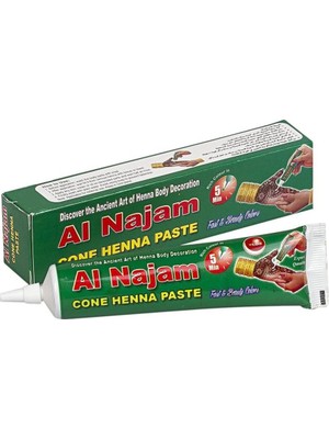 Meks Adipa As Al Najam 6 Adet Siyah Vücut Saç Dövme Hint Kınası 6385