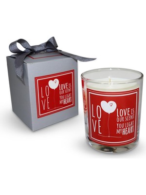 Meks Charmlab Candle – From The Heart Koleksiyonu Wood & Spice Sandal Kokulu Cam Bardak Mum, 135 G, Şık