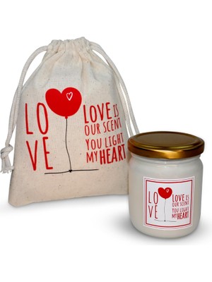 Meks Charmlab Candle – Love Note Koleksiyonu Wood & Spice Sandal Kokulu Cam Bardak Mum, 135 G, Metal Kap