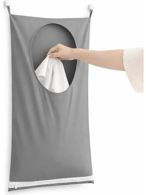 Meks Kapı Arkası Kirli Çamaşır Torbası 75X50 cm – Duvara Asılabilir Oyuncak ve Çamaşır Düzenleyici, Ferm