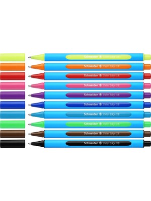 Meks Schneider 152290, Slider Edge Xb Tükenmez Kalem (Xb Çizgi Genişliğine Sahip Üçgen Kalemler) 10 Parç