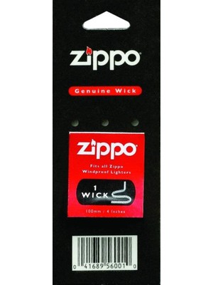 Meks Zippo Parçası Fitil, Pirinç, Siyah, One Size