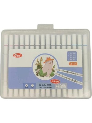 Meks Valkyrie 48 Adet Slim Marker Kalem Seti