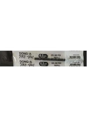 Meks Dong-A Tükenmez Kalem YEDEĞI(12LI) Mygel Jel 0.5 mm Siyah 211110