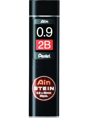 Meks Pentel Mekanik Kurşun Kalem Ucu, 36 Adet, 0.9 Mm, 2b