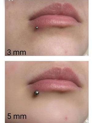 Mey İthalat Mıknatıslı Deliksiz Piercing, Dudak Kulak Burun, 5 Mm, Gümüş, Unisex