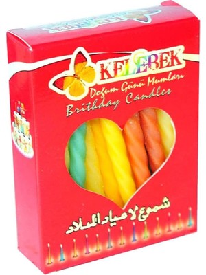 Meks Kelebek Gelin Mumu 22ADET
