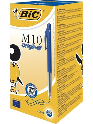 Meks Bic Tükenmez Kalem M10 Clic, 0,4 Mm, Kutu Her Biri 50 Adet