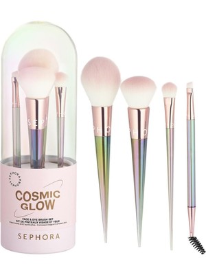Mey İthalat Sephora Cosmic Glow Yüz ve Göz Fırçası Seti - Yüz ve Göz Fırçası Seti