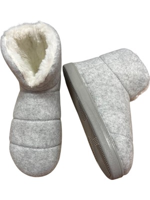 Chirpy Luna Kadın Panduf Gri 36-41 (7'li Paket)