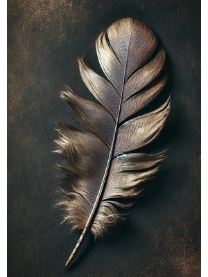 Alvera Bronz Tüy Kanvas Tablo 70X100CM