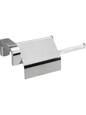 Valor BADEM10 Banyo Lavabo Mutfak Aparat Uzun Kağıt Havluluk Kapaklı Kağıtlık 26 cm Metal Sağlam Krom