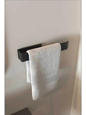 Valor Paslanmaz Çelik Havluluk Banyo Lavabo Mutfak Mat Siyah