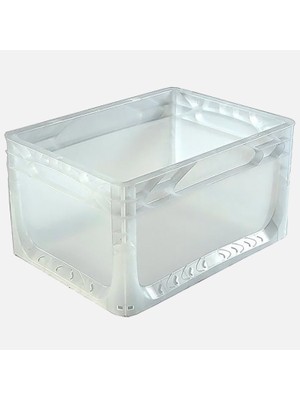 Magic Kombo Euronorm Kapali Saklama Kabi Şeffaf 40X30X22CM (4'li Paket)