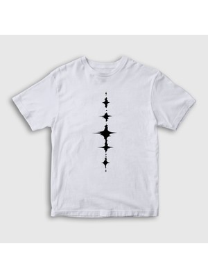 Presmono Unisex Çocuk Beyaz Tacet Mark Wuthering Waves T-Shirt