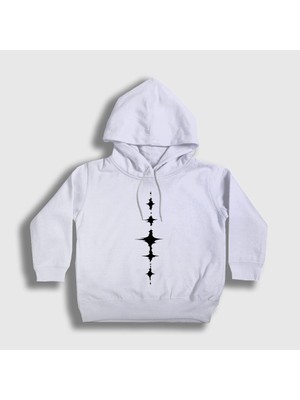 Presmono Unisex Çocuk Beyaz Tacet Mark Wuthering Waves Kapüşonlu Sweatshirt