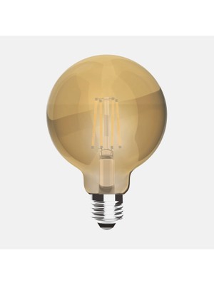 Ecolite LED Filament Gold Globe G80 7W E27 2200K LED Ampul (3'li Paket)