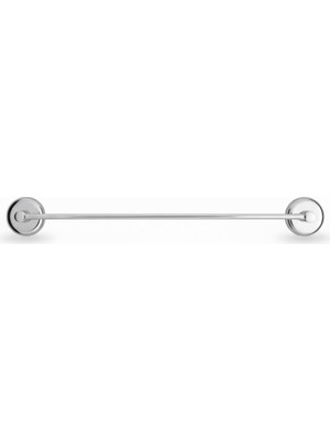 Valor Paslanmaz Metal Havluluk 41 cm – Duvara Monte Krom Banyo Havlu Askısı, Vida ve Dübel Hediyeli