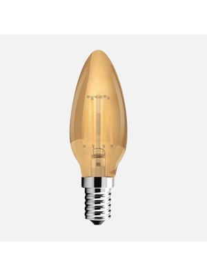 Ecolite LED Filament Gold 4 W Sarı 2200K E14 LED Ampul (7'li Paket)