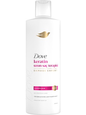 Dove Şampuan Uzun Saç Terapisi 375 ml (7'li Paket)