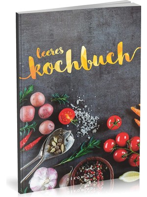 Valor Dékokind® Leeres Kochbuch: Für Über 80 Lieblingsrezepte || Ca. A5 Softcover || Rezeptbuch Zum Selbs