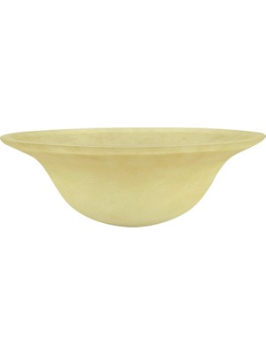 Valor Aspen Creative Amber 23101-11A Geçiş Tarzı Yedek Meşale Cam Gölge, 13,77 cm Yükseklik x 15-1/2 Inç