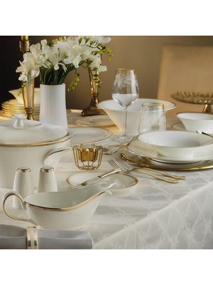 Valor Evaliza Coupe Paisley Gold Yemek Takımı 101 Parça