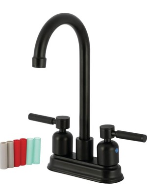 Valor Kingston Brass KB8490DKL Kaiser Bar Musluk, Mat Siyah, 11,56 x 9,31 x 4,75