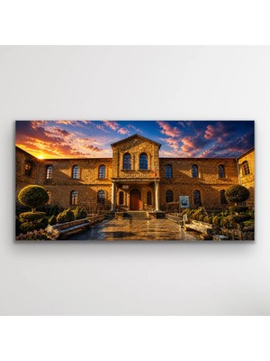 Alvera Tarihi Yozgat Lisesi Kanvas Tablo 60X120 cm