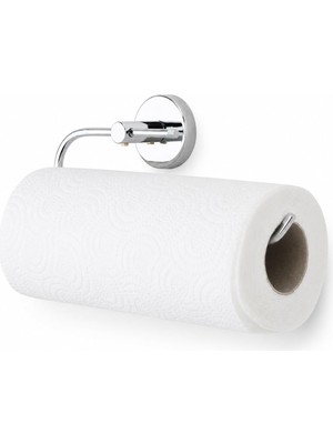 Valor Alper Banyo Iris Solo Havluluk, Krom Kaplama, Yapışkanlı ve Vidalı Montaj, 35 mm Oval Bantlı Rulo H