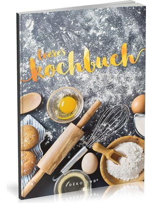 Valor Dékokind® Leeres Kochbuch: Für Über 80 Lieblingsrezepte || Ca. A5 Softcover || Rezeptbuch Zum Selbs