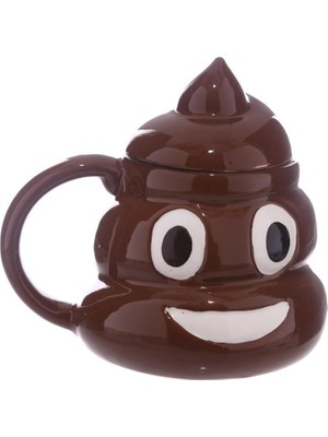 Valor Netavantaj Poo Kaka Emoji Şekilli 3D Kupa