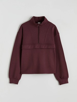 Lc Waikiki Yeni Sezon Dik Yaka Kız Çocuk Sweatshirt