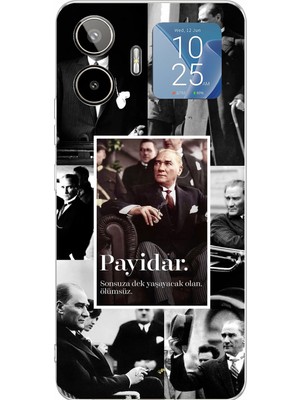 TechTree General Mobile Gm 26 Pro Uyumlu Atatürk Payidar Baskılı Silikon Kılıf