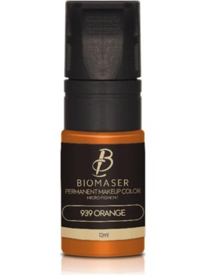 Valor Bi̇omaser Kalıcı Makyaj Nano Pigment Boya, 939 Orange, 12ML, Yüksek Tutarlılık