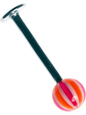 Valor Rouge Labret Stud 316 L Bioplast Piercing TDGR00930