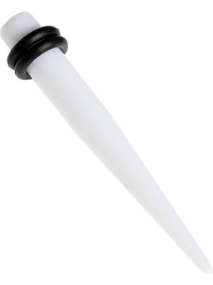 Valor Rouge Moulin Bioplast Tapers Tunnel Piercing TDGR00838, Beyaz