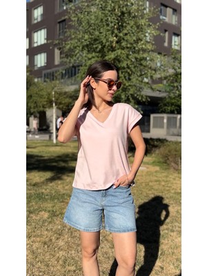 Leilaa V Yaka  Midi Boy Kolsuz T-Shirt