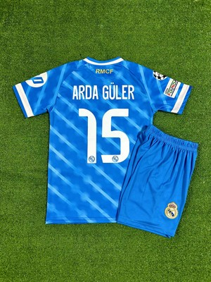 Breathless Reall Madridd 2025/26 Yeni Sezon Arda Güler Alternatif Çocuk Forması ( Blue)
