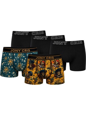 Jony Cris Boxer Erkek 5’li Paket Pamuklu Erkek Baksır