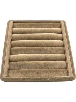 Zero Land Kmrsfres Yatay Sosisli Anfora Yüzük Kelepçe Standı 15X15 Cm- Kahverengi