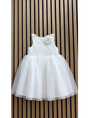 NerKids Kız Çocuk Fiyonklu Elbise