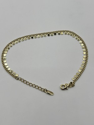 Stelle Jewelry Xuping 19 cm Pullu Zincir Bileklik – 14 Ayar Altın Kaplama Çelik Kadın Bileklik, Minimal ve Zarif Tasarım