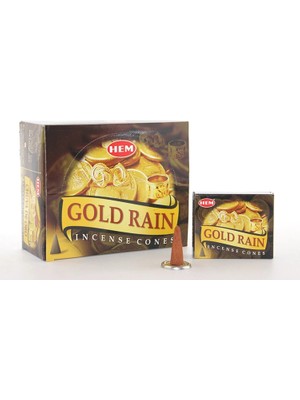Gees Global Gold Rain Aromalı Konik Tütsü